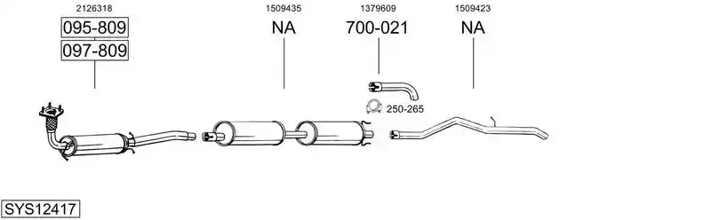 BOSAL SYS12417