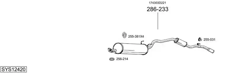 BOSAL SYS12420