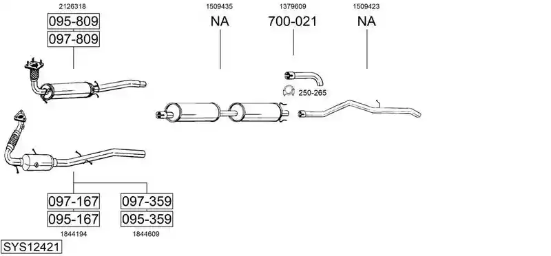BOSAL SYS12421