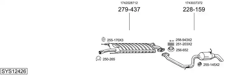 BOSAL SYS12426