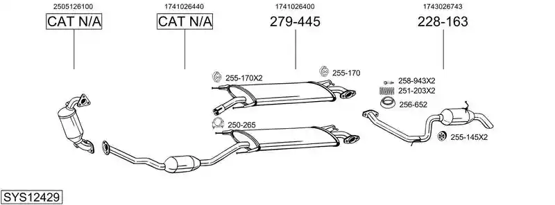 BOSAL SYS12429