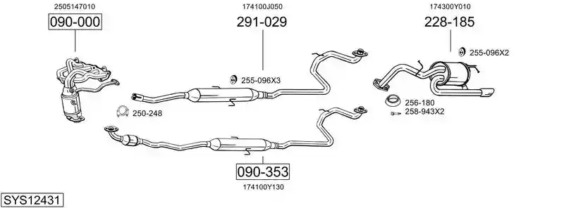 BOSAL SYS12431