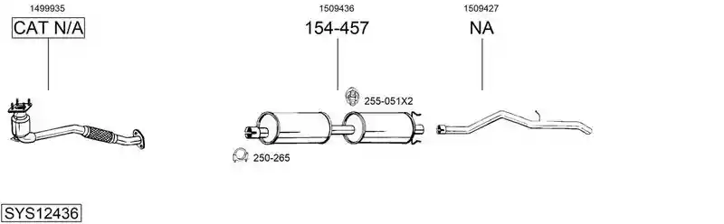 BOSAL SYS12436