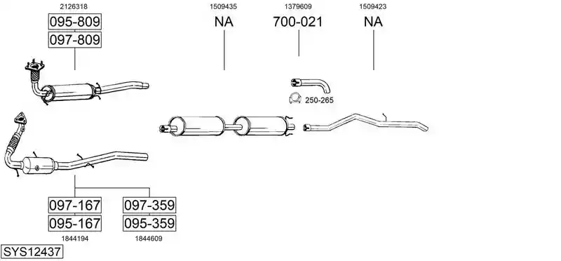 BOSAL SYS12437