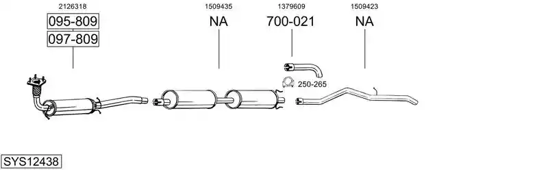 BOSAL SYS12438