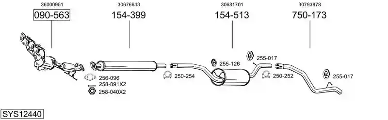 BOSAL SYS12440