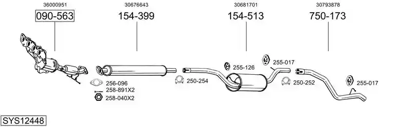 BOSAL SYS12448