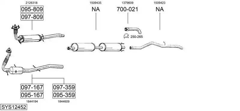 BOSAL SYS12452