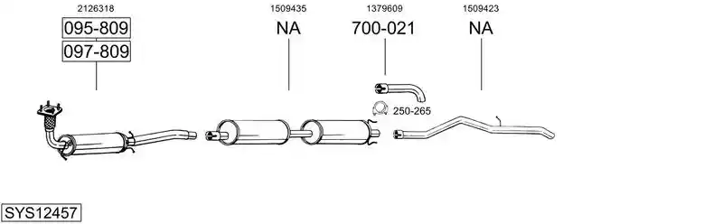 BOSAL SYS12457
