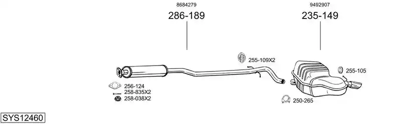 BOSAL SYS12460