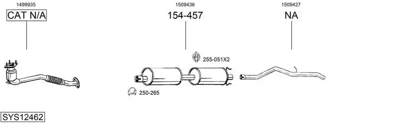 BOSAL SYS12462
