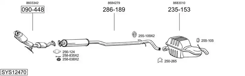 BOSAL SYS12470