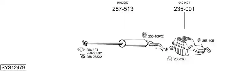 BOSAL SYS12479