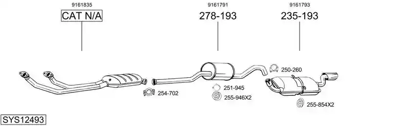 BOSAL SYS12493