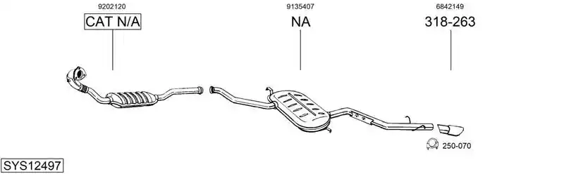BOSAL SYS12497