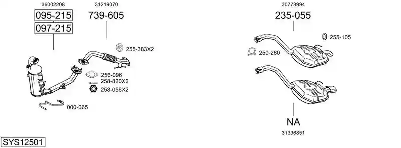 BOSAL SYS12501