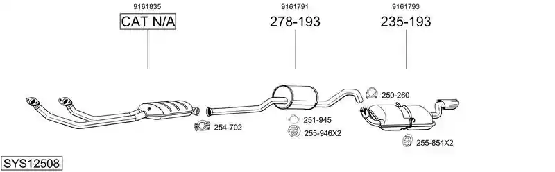 BOSAL SYS12508