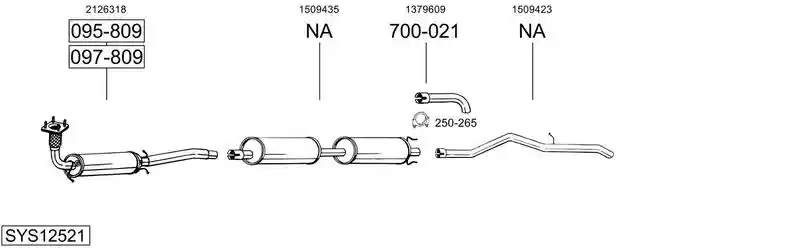 BOSAL SYS12521