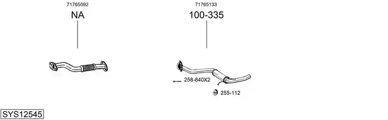 BOSAL SYS12545