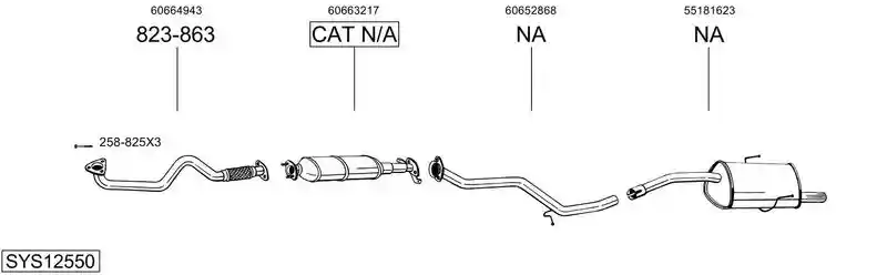 BOSAL SYS12550