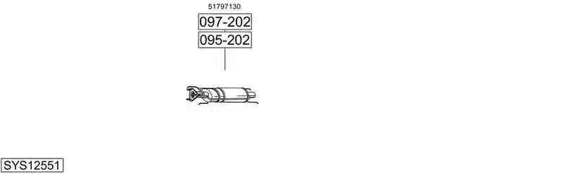 BOSAL SYS12551