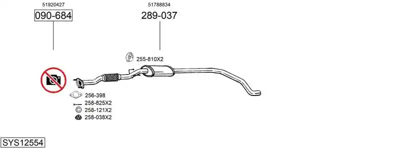 BOSAL SYS12554