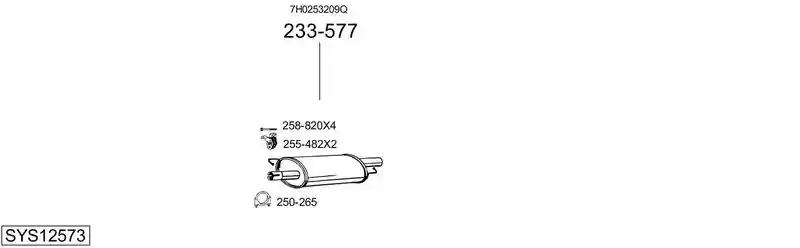 BOSAL SYS12573