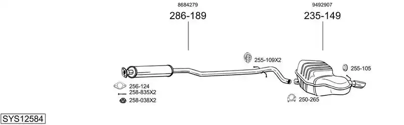 BOSAL SYS12584