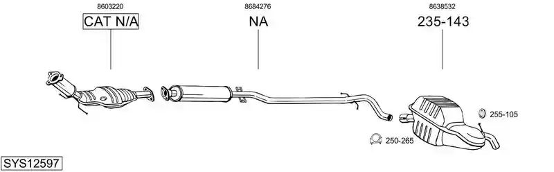 BOSAL SYS12597