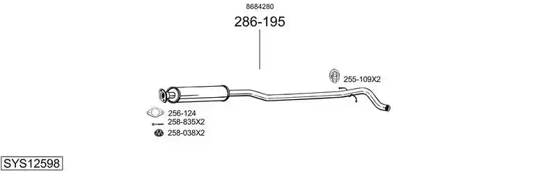 BOSAL SYS12598