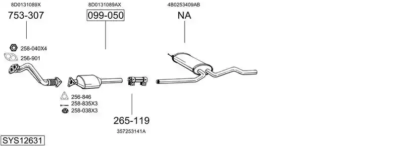 BOSAL SYS12631