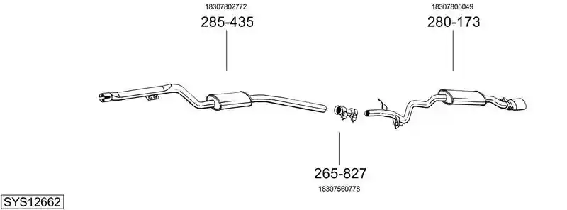 BOSAL SYS12662