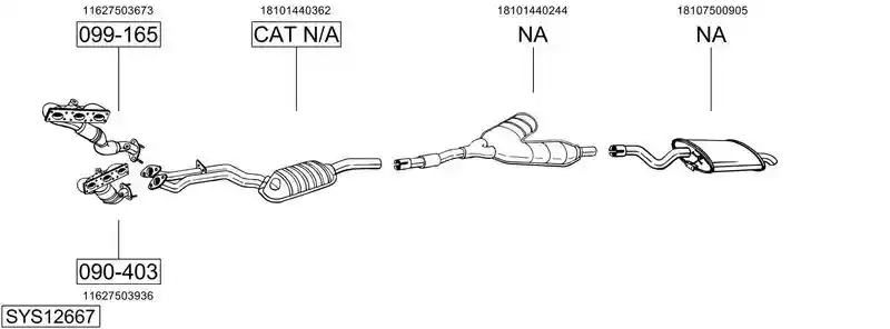 BOSAL SYS12667