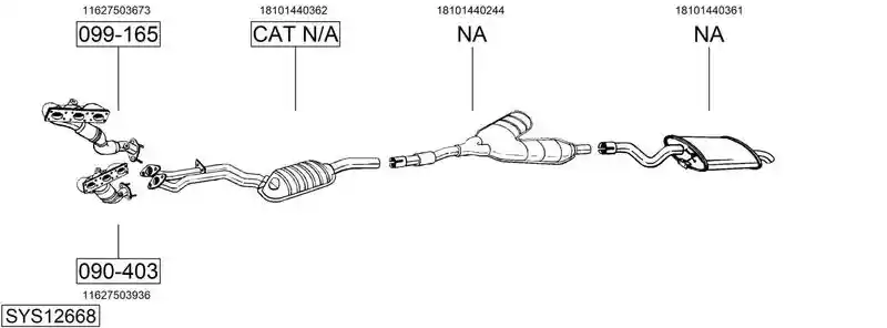 BOSAL SYS12668