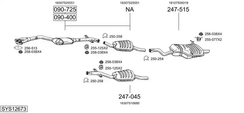 BOSAL SYS12673