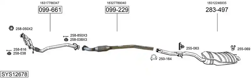 BOSAL SYS12678