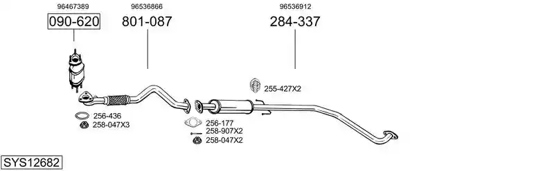 BOSAL SYS12682