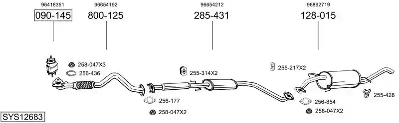 BOSAL SYS12683