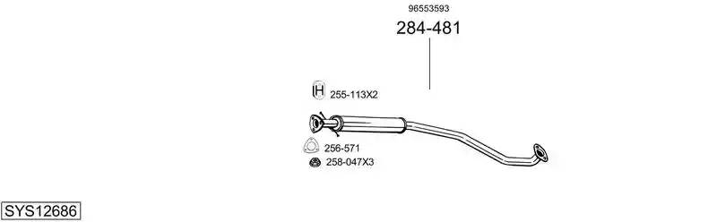 BOSAL SYS12686
