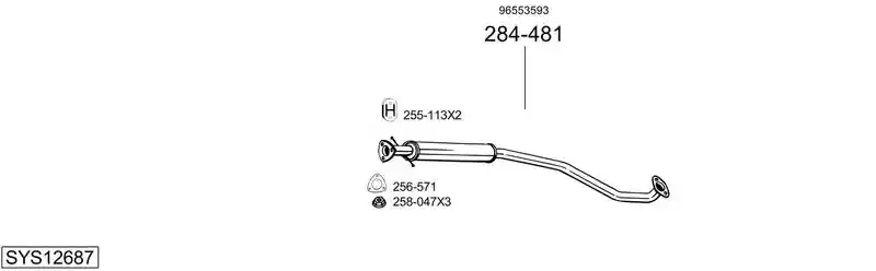 BOSAL SYS12687