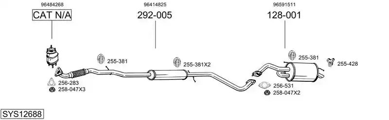 BOSAL SYS12688
