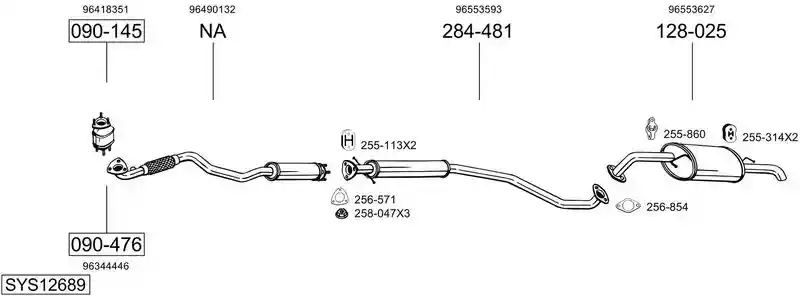 BOSAL SYS12689