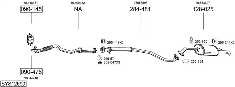 BOSAL SYS12690