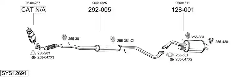 BOSAL SYS12691