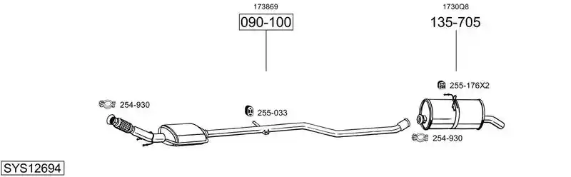 BOSAL SYS12694