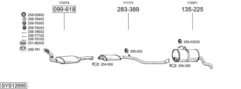 BOSAL SYS12695