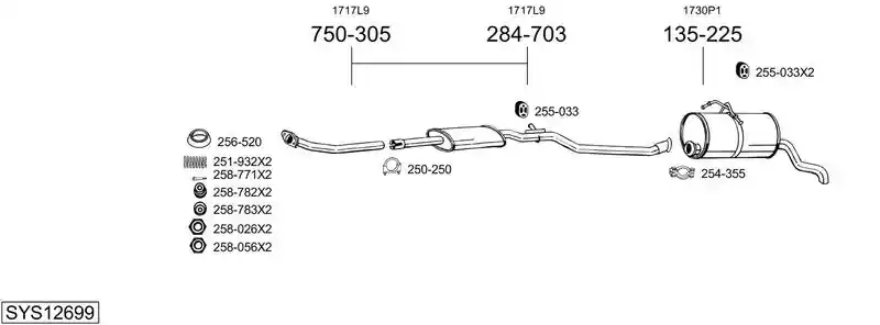BOSAL SYS12699