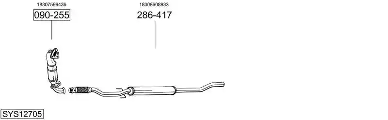 BOSAL SYS12705