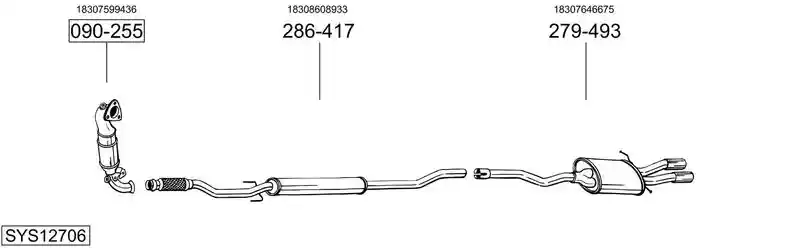 BOSAL SYS12706