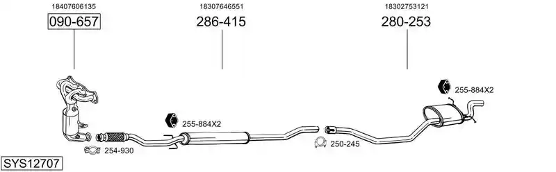 BOSAL SYS12707